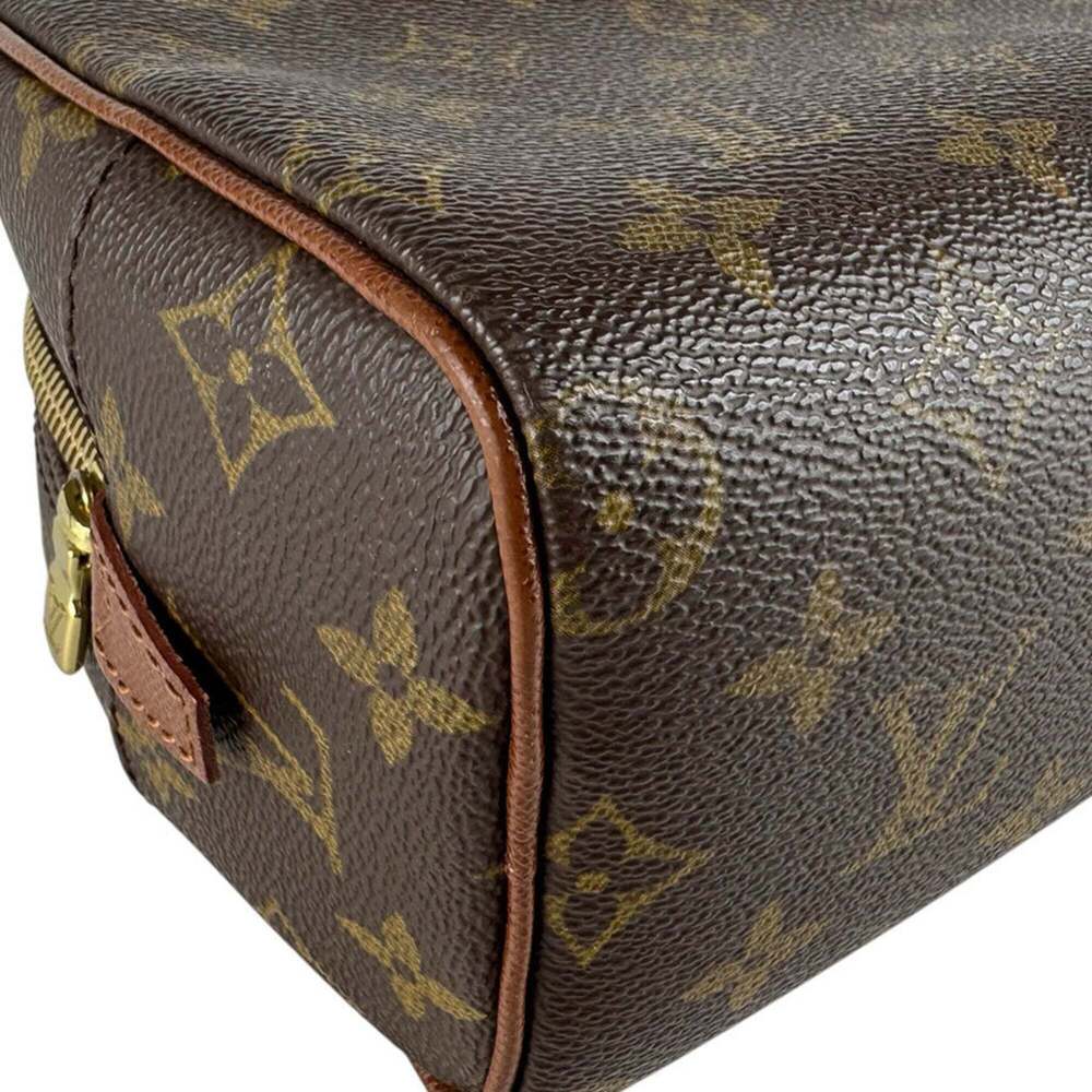 LOUIS VUITTON Authentic Brown Monogram Canvas Pouch - Picture 8 of 13